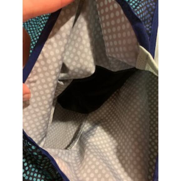 Pink by Victoria Secret Size Small Polka Dot Green/Blue Track Shorts - Picture 6 of 6